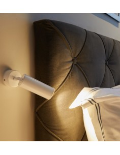 Foco de pared y techo LED en 2 acabados orientable y regulable 2700K – Haul - Milán
