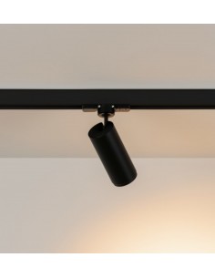 Foco de techo de carril LED Ø 5.5 cm en 2 acabados y fuentes de luz orientable y regulable 2700K – Haul - Milán 2