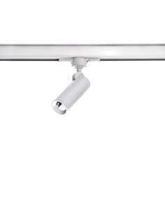 Foco de techo de carril LED Ø 4cm y 14,1 cm de alto en 2 acabados orientable y regulable 2700K – Haul - Milán
