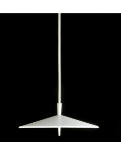 Lámpara colgante de aluminio LED en 2 acabados y 2 tamaños regulable 2700K – Pla - Milán