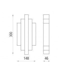 Aplique de pared Robin - ACB - Lámpara LED minimalista y decorativa
