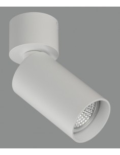 Foco de Techo Zoom - ACB - Foco de luz orientable 350º, color blanco