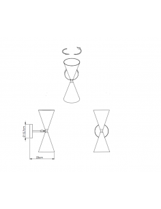 Aplique de pared Diabolo 2 2