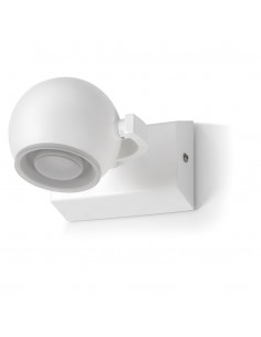 Aplique para baño blanco Moon Uno - Exo - Novolux Lighting