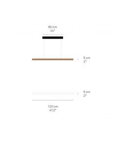 Lámpara Colgante I Line - LZF - Lámpara de techo lineal LED de línea arquitectónica