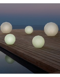 Vases esfera con batería