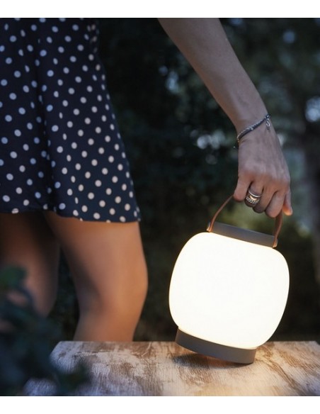 Lámpara portátil de exterior antracita Bubble- Novolux Lighting