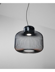 Lámpara colgante Keshi - B.lux - Lámpara de diseño tipo jaula negra
