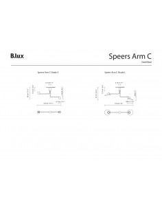 Plafón de techo Speers Arm 2