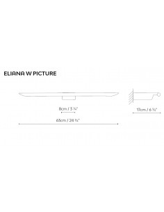 Aplique para iluminar cuadros Eliana - Blux