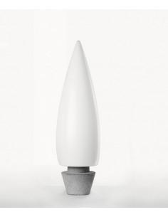 Lámpara portátil de exterior Kanpazar C - B.lux - Diseño blanco antivandálico