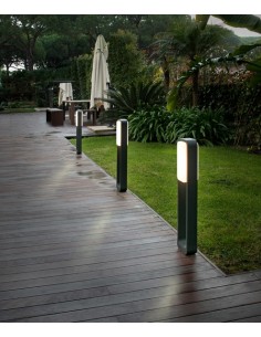 Lámpara LED baliza Sticker - Faro - Lámpara de exterior en gris oscuro