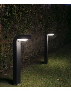 Lámpara baliza Klamp - Faro - Lámpara de exterior, acabado gris oscuro, IP44