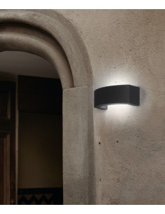 Aplique de exterior Ancora - Faro - Lámpara de pared en gris oscuro, IP44