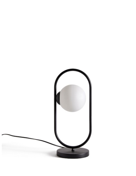 Lámpara de mesa Pea con 1 luz con base de hierro – Massmi