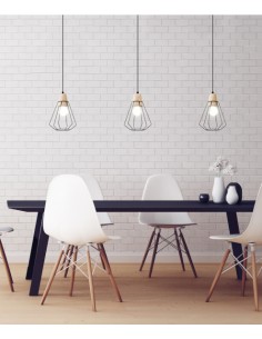 Colgante de techo Elga - Exo - Novolux Lighting - Lámpara tipo jaula