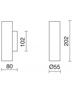 Aplique de pared Tania W - Exo - Novolux Lighting
