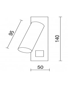 Aplique de pared Toscana - Exo - Novolux Lighting