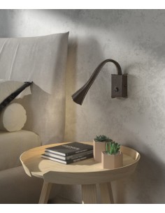 Aplique con lector Skin rojo - Exo - Novolux Lighting
