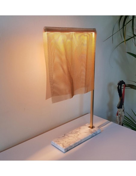Lámpara de mesa LED de metal chapada en oro 2800K – Sicilia - MYO