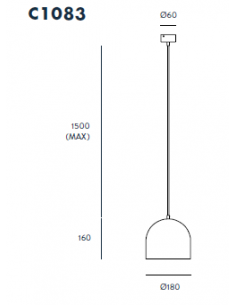 Lámpara colgante Alpha - Aromas 2