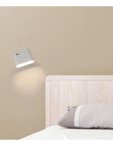Aplique de pared moderno LED con pantalla orientable - Aurea - Faro