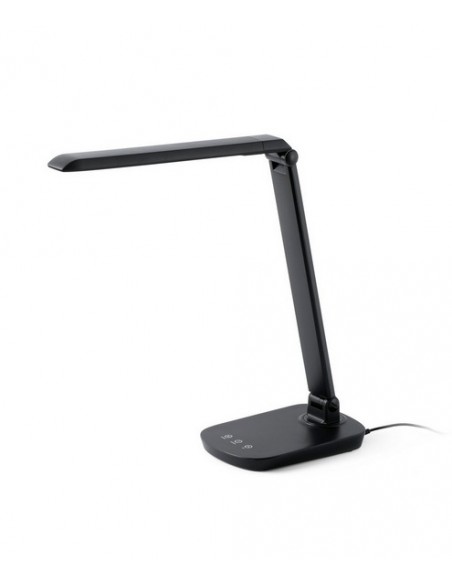Lámpara de mesa de ABS LED regulable en intensidad con enchufe para USB en 2 acabados 4000K – Anouk – Faro