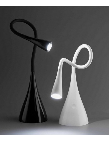 Lámpara de mesa de metal LED regulable en intensidad en 2 acabados 4000K – Lena – Faro