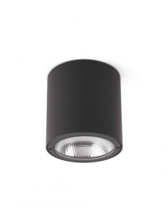 Aplique / Plafón Goz - Faro - Foco LED exterior cilindrico gris oscuro 2