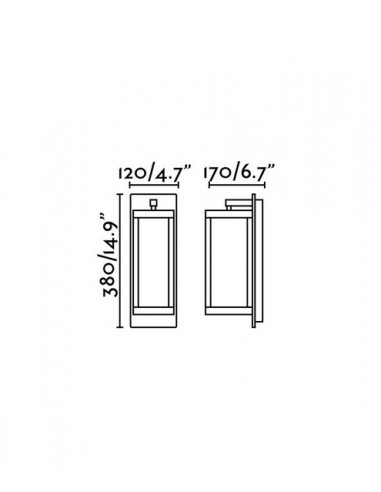 Lámpara LED aplique exterior Kerala - Faro Lámpara LED aplique exterior Kerala - Faro