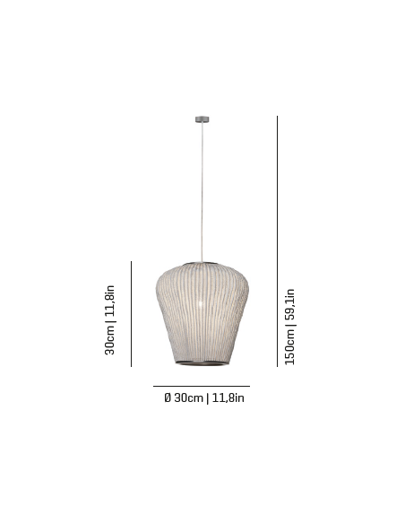 Lámpara colgante E27/LED diferentes colores – Coral Cay - A by Arturo Álvarez