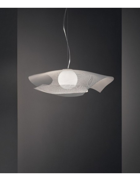 Lámpara colgante LED color blanco dos tamaños – Mytilus - A by Arturo Álvarez