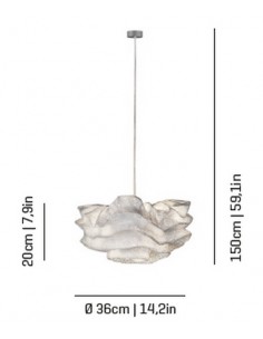 Lámpara colgante E14/E27/LED diferentes tamaños y colores – Nevo - a-emotional light