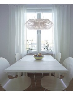 Lámpara colgante dos tamaños y colores – V - A by Arturo Álvarez