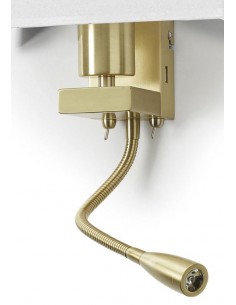 Lámpara aplique de pared con USB - Firenze - Exo - Novolux Lighting