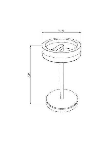 Lámpara de mesa Circular - Pujol