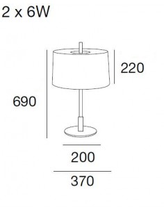 Lámpara de mesa Infinito - Massmi 2