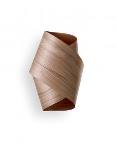 Aplique de pared Orbit - LZF - Lámpara de pared decorativa diseñada en chapa de madera artesanal, luz ambiental