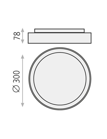Plafón de exterior Tilo - ACB
