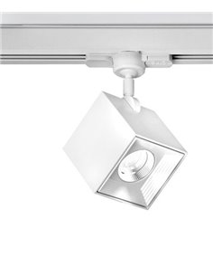 Foco de carril monofásico COB LED Dau 80 - Milán