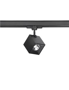 Foco orientable de techo carril trifásico COB LED Dau 80 - Milán