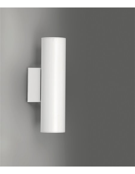 Aplique de pared LED Ø 4 cm y 15,3 cm de alto de acero en 2 acabados regulable 2700K – Haul - Milán