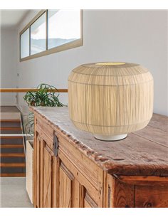 Lámpara de mesa Cheval - AJP - Lámpara de papel decorativa, diseño natural