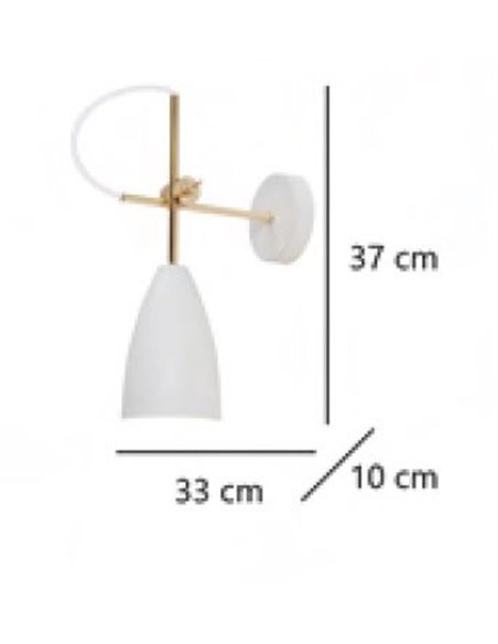 Lámpara de pared cabezal orientable Manus – AJP