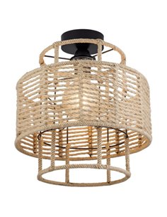Plafón de techo - AJP - Lámpara de techo de cuerda boho chic
