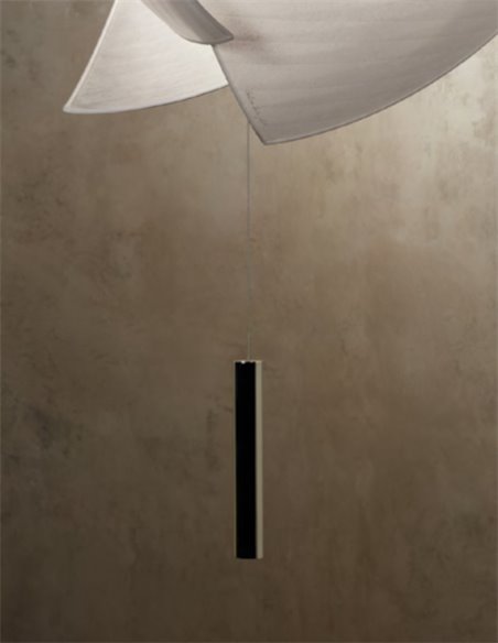 Lámpara colgante Voile – Leds C4 - Lámpara de papel japonés regulable