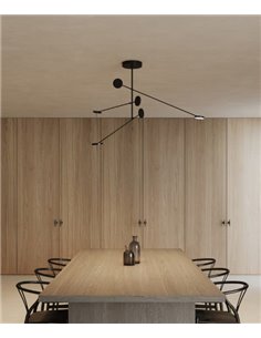 Lámpara colgante Invisible - LedsC4 - Diseño minimalista decorativo, LED regulable y orientable