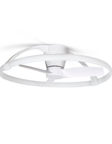 Plafón ventilador de techo con motor DC para estancias pequeñas by José Ignacio Ballester NEPAL mini – Mantra