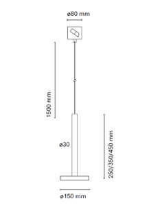 Lámpara de techo colgante 25 cm (florón) BCN 30 – Nexia 2