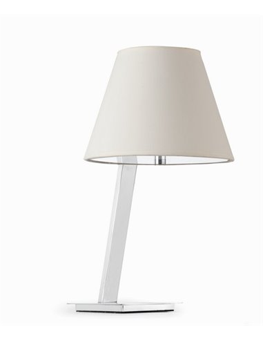 Lámpara de mesa Moma – Faro – 44 cm, Blanco/Negro
